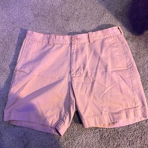 Pink cargo shorts